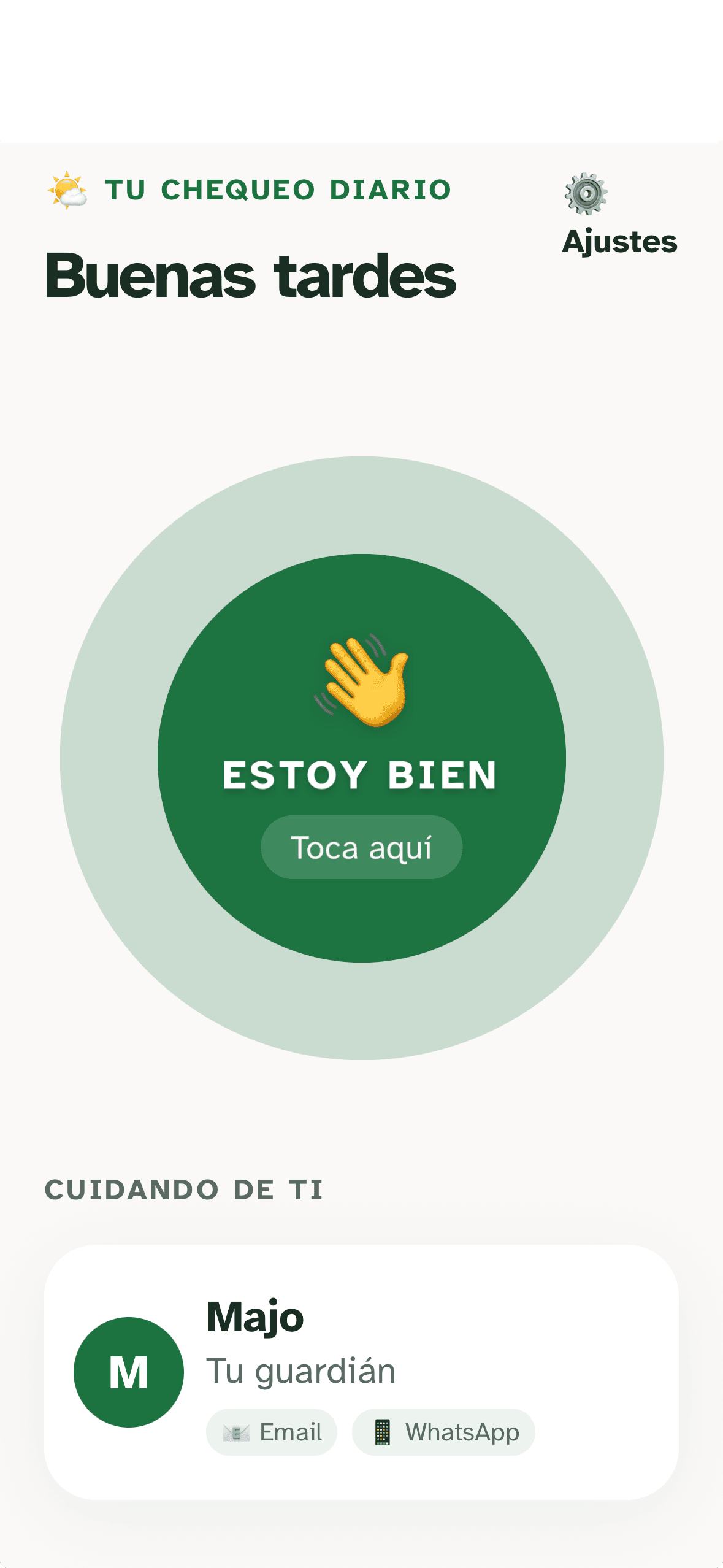 Guardia app screenshot